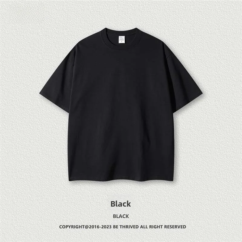 

Мужская летняя футболка BE из чесаного хлопка, цвета землисто-коричневый, 260 г, свободного кроя, с коротким рукавом, повседневная, молодежная, удобная, комфортная посадка