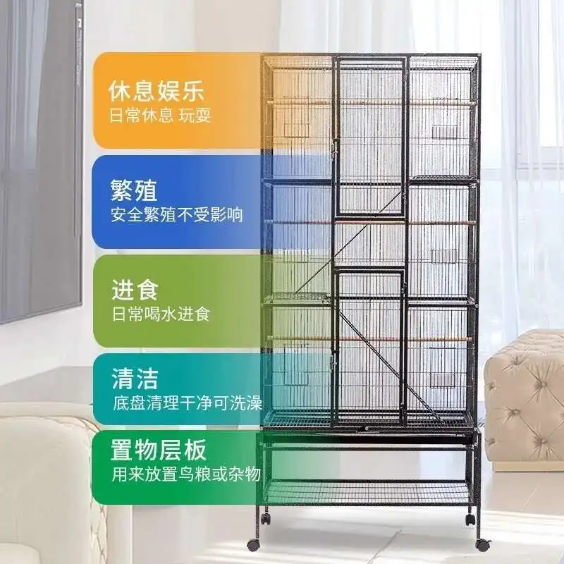 Parrots Outdoor Bird Cage Quail Cover Canary Hamster Bird Carrier Budgie Accessories Gaiola Para Passaros Pet Supplies CY50BC