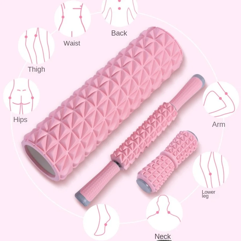 TULX Foam Shaft Set Muscle Relaxer Massage Roller Fitness Equipment  Second Generation Yoga Column Relieve Body Aches And Pains