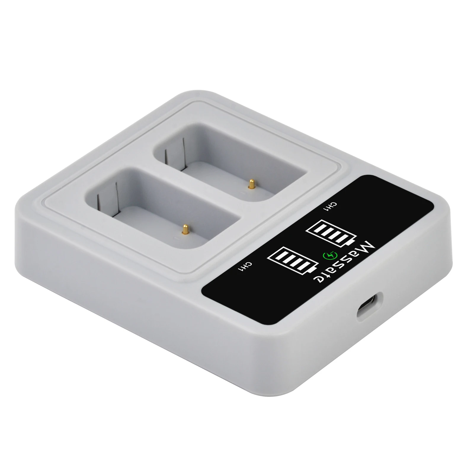 

Massate PD20W Fast Dual USB Battery Charger, Compatible with DMW-BLK22 EN-EL3e EN-EL15C NP-FZ100 LP-E6P LP-E6 NP-W235 Baterries