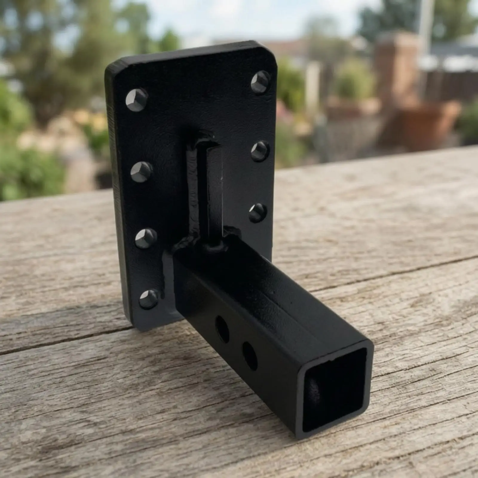 Car Trailer Hitch Mount Receiver Adapter with Flat Plate for RV Utility Trailer Off Road Towing Equipment Setup