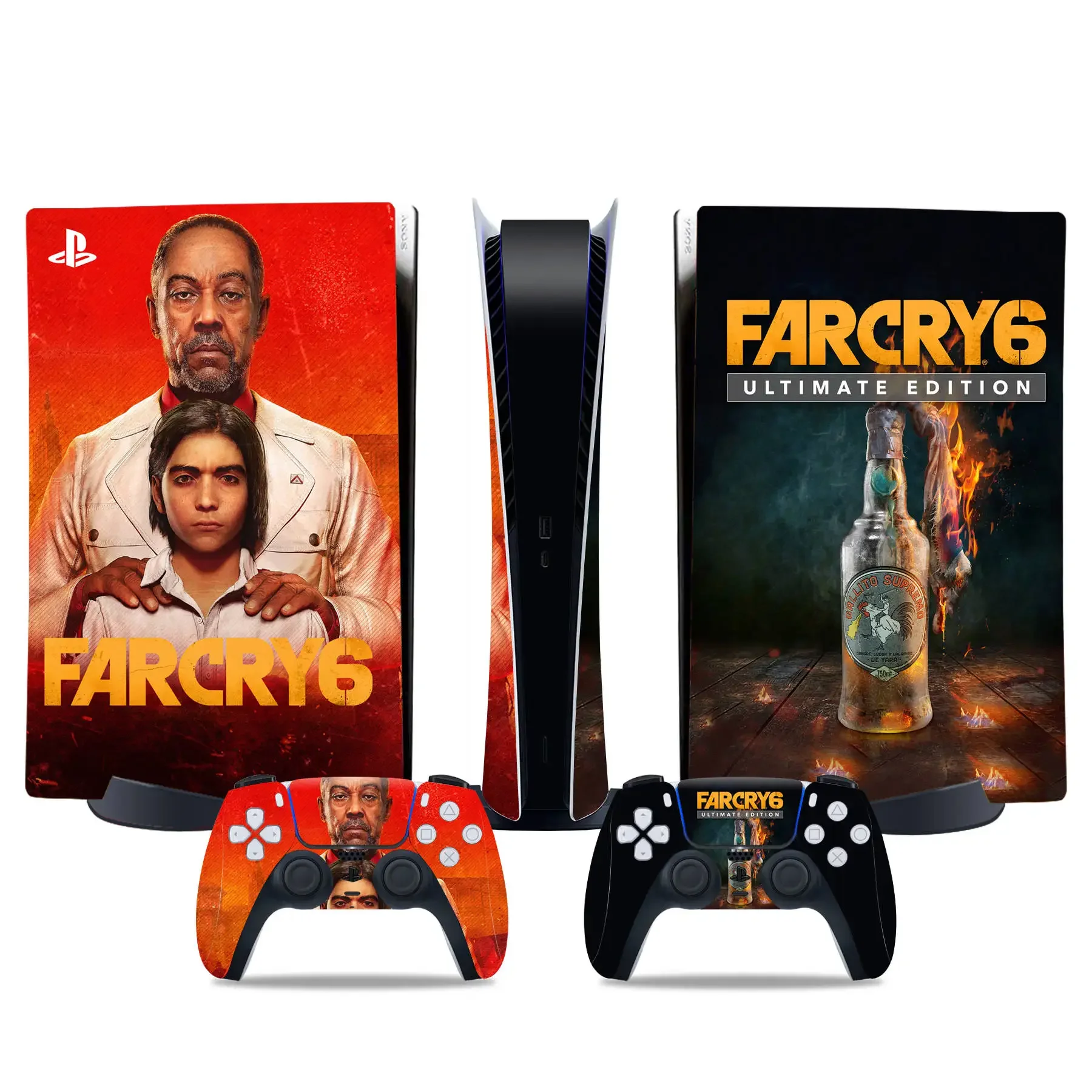 for PS5 Digital Console Remote Skin Decal Sticker farcry 6