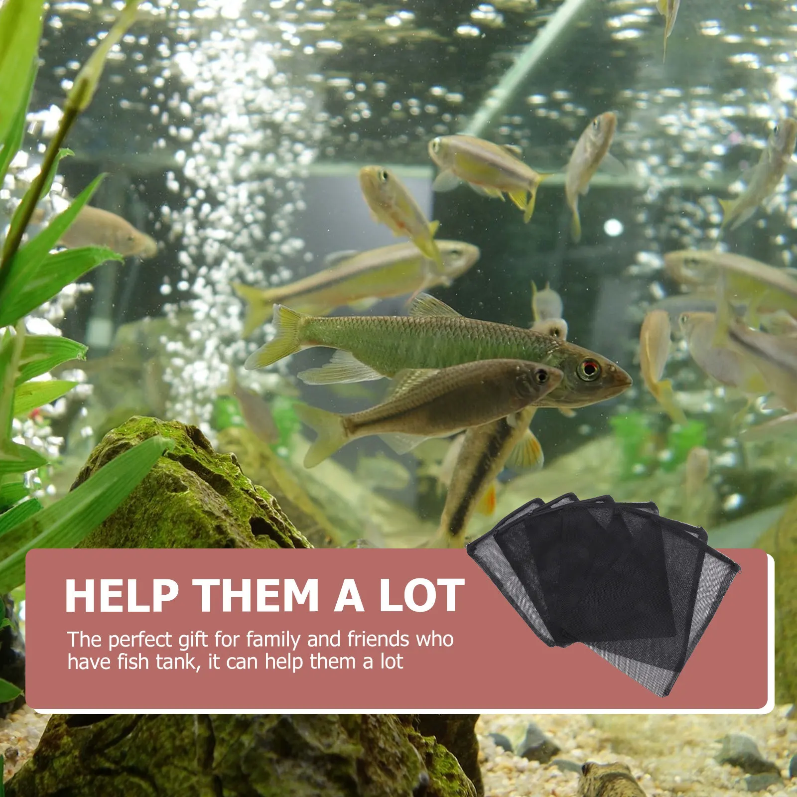 

10Pcs Fish Tank Filter Bag Reusable Aquarium Filtration Device Clear Water Effect Durable Practical Filter Mesh Bag