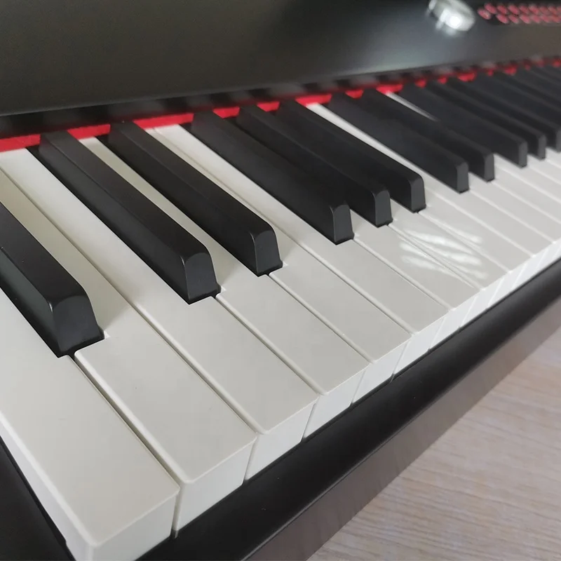 Hammer Action Digital Upright Piano 88 Weighted Keys Stand Keyboard Piano Blue Tooth Function Electric Piano