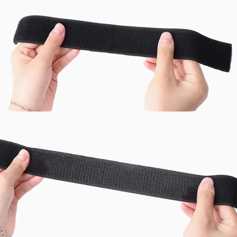 10Pcs 1.97×1.97in (5×5cm) Black Nylon Hook and Loop Tape Set - Double-Sided Self-Gripping Fasteners, Non-Adhesive Sticky Pads - Image 4