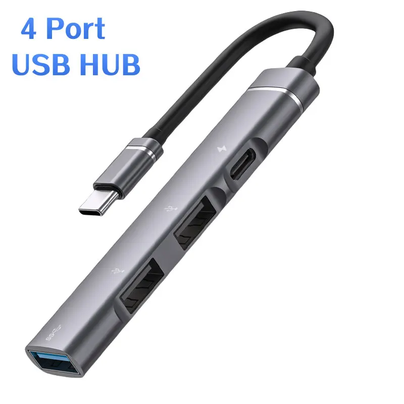 

USB HUB 5 Port Multi Splitter USB C Hub USB 3.0 Type C Splitter OTG Expander USB Multi Splitter USB HUB For PC Laptop USB 3.0