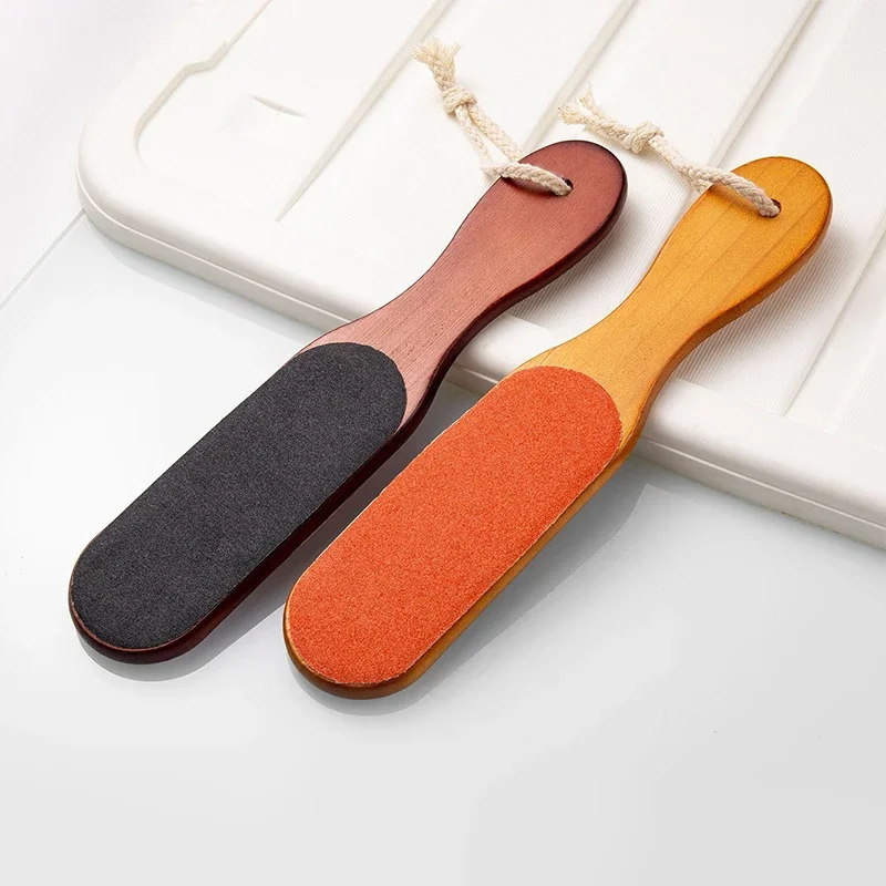 1PCS Professionele Pedicure Rasp Tool voor Dode Huid Crack Hakken Pedicure Houten Voet Bestand Rasp Eelt Remover Voet scrubber Zorg