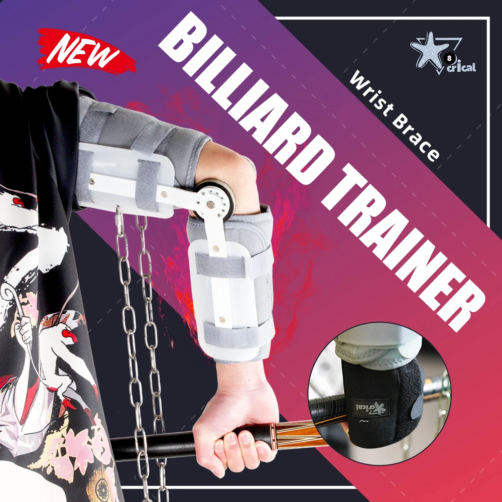 

Billiard Grip Trainer Shot Left Right Hand Training Tool Apparatus Wrist Strap Fixed Gloves Integrated Wrist Billiard Accessory