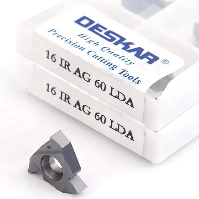 

Original 16ER 16IR AG55 A55 G55 AG60 A60 G60 LDA DESKAR Threading Carbide Insert CNC Lathe Thread Machine Cutter Turning Tools