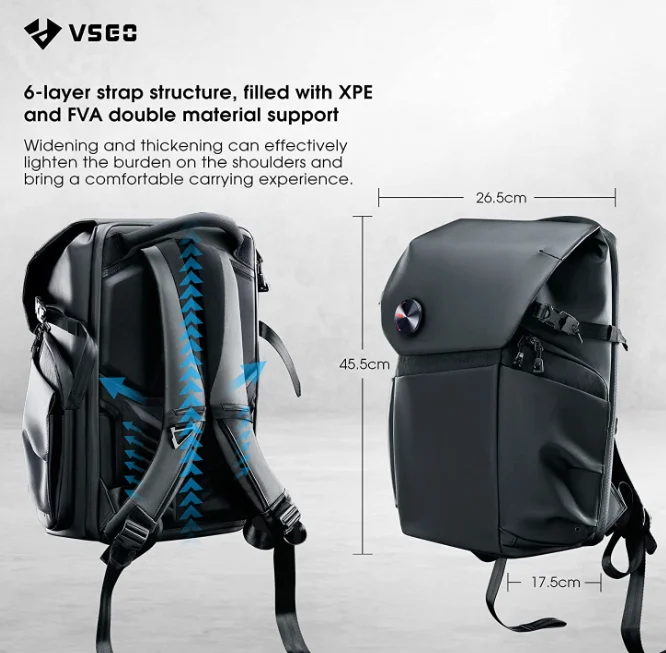 Backpack Waterproof shockproof theft proof Backpack for Photography and travelling