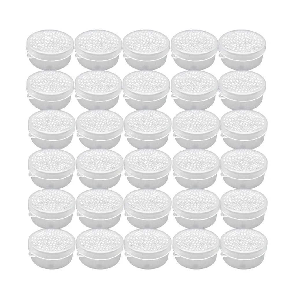 

30PCS Storage Bottles Powder Bottle With Holes Refillable Bottles for Nail Powder Storing Fragrances, Desiccants, Deodorizers