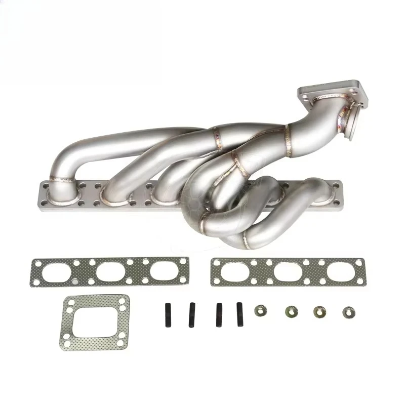 

SS304 3.0mm Thick Top Mount Exhaust M50 Manifold for M52 S50 S52 E36 E39 T3/T4 1990-2001