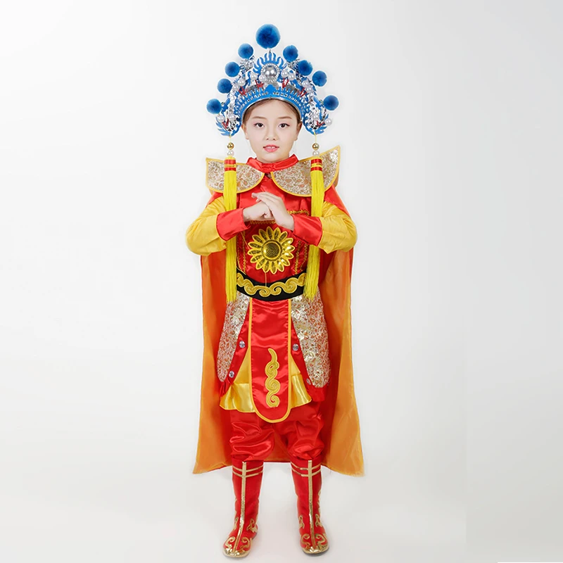 Children's Performance Costumes Boys and Girls Face Changing Rap Facebook Pretty Huadan Dance Costumes