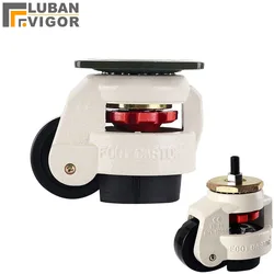 GD-40S/60s/80s,Heavy duty level adjustment Foma caster/wheel, With thread,Altura ajustable,Industrial casters