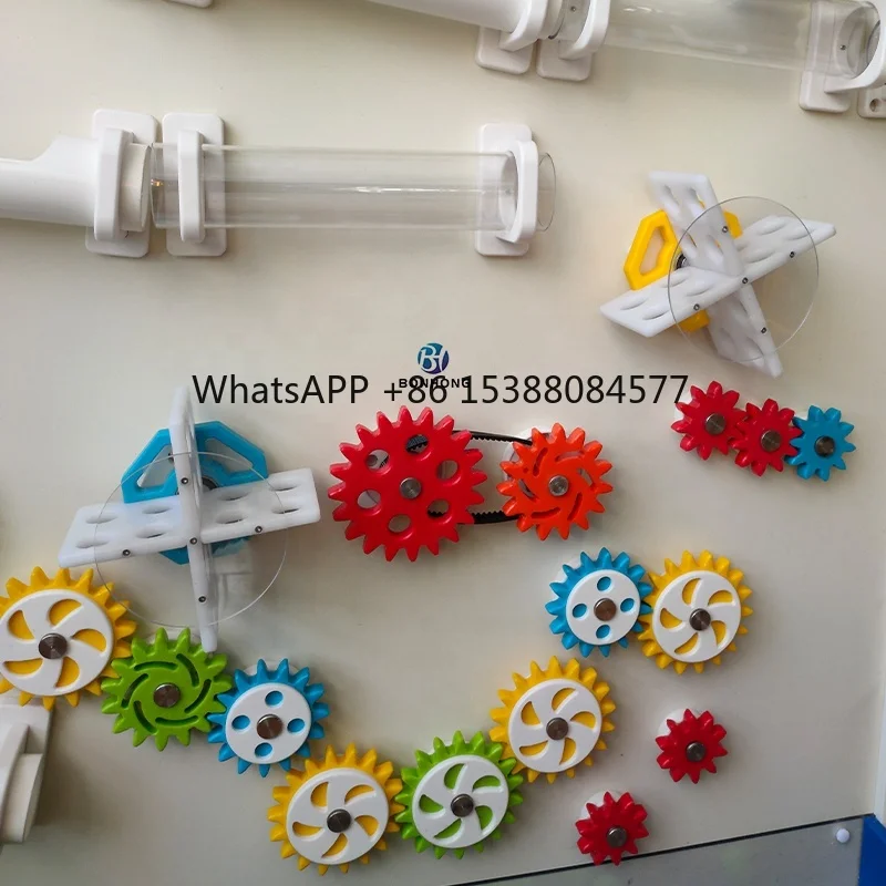 

Bonhong High Quality Sensory DIY Magnetic Gear Wall Game Interactive Indoor Playground for Museums and Display Spaces