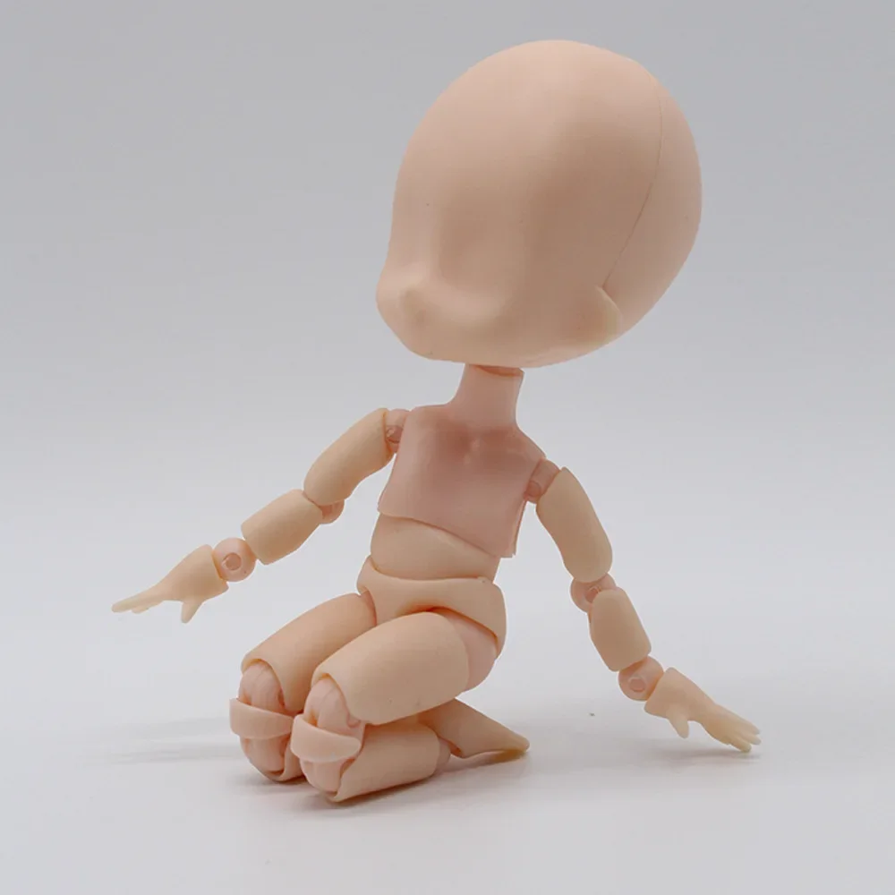 1/15 BJD Doll Cute Multi Joints Movable Baby Doll with Stand Girls Play House Dress Up Gifts