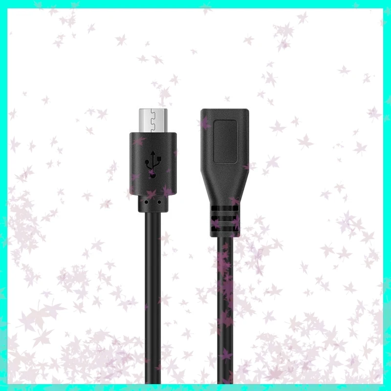 30CM Micro USB 2.0 A Femmina Jack Interfaccia Android 4 Pin 2 Pin Maschio Femmina Cavo di ricarica dati di alimentazione Connettore E3
