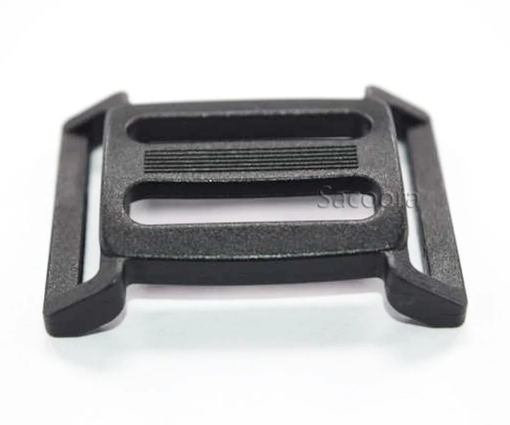 5pcs Plastic Multi-function Tri-Glide Slider Adjust Arched Buckle Bag Webbing Strap Parts Accessories 3 Size Pick 3/4\