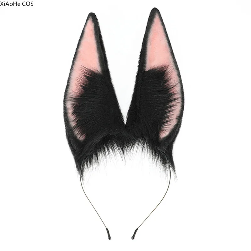 Lolita Cat Ears Hair Hoop, Headdress Genshin Impact, Tighnari Cosplay Ear Headband, Acessórios para Meninas, JK Halloween Props, Novo