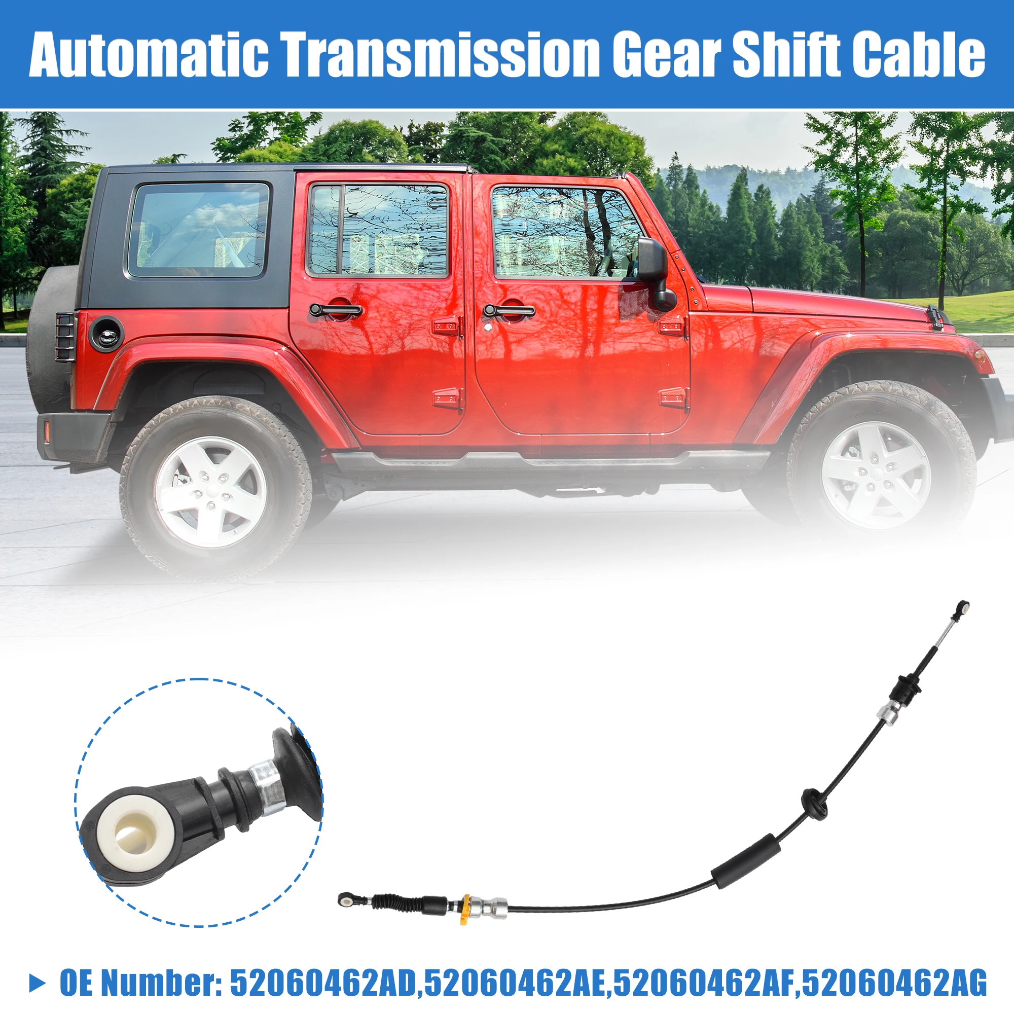 

UXCELL Автомобильный трос переключения передач No 52060462AF для Jeep Wrangler 2007-2011