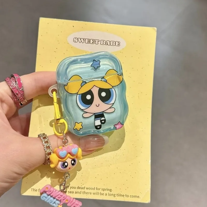 Dopamine Star Powerpuff Girls for AirPods 4 Generation Apple حقيبة سماعة الأذن حافظة بطاقات شخصية إبداعية حافظة واقية kawaii #4