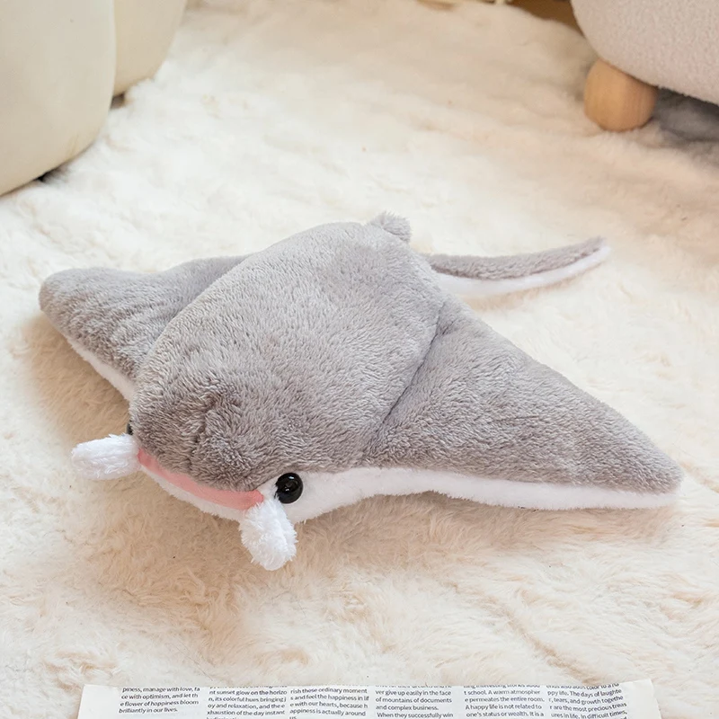Simulated Arctic Velvet Devil Fish Plush Toy Children's Companion Doll Birthday Gift Living Room Decoration Ornament