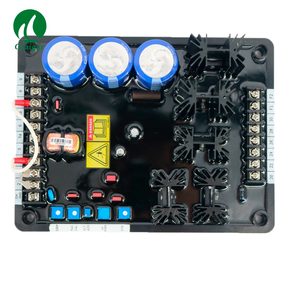 AVC63-12A1 Excitation Voltage Regulator for Diesel Generators AVR Replacement Stabilizer Graigar Brand 6A 63V DC