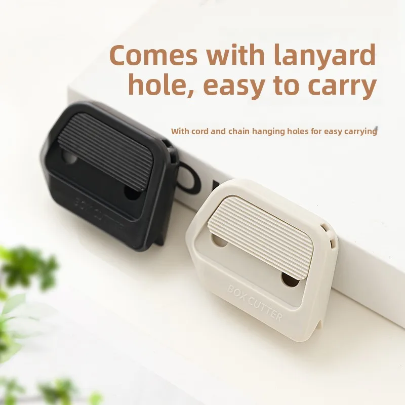 سكين تقطيع صندوق الورق قابل للسحب، قاطع صندوق سيراميك مغناطيسي لأداة التعبئة المحمولة للمكتب المنزلي #3