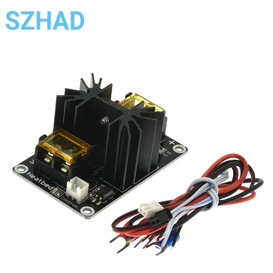 3D printer part Heat Bed Power Module Hot Bed Power Expansion Board High Current Load Module Mos Tube with Cables