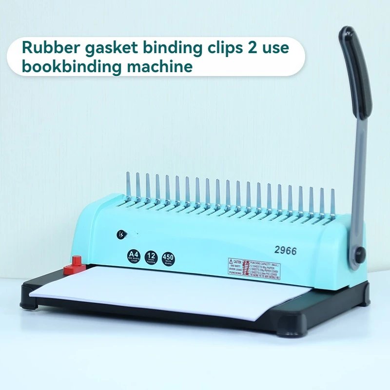 

Машина для штамповки и переплета зажимов с резиновыми кольцами 2966, 21 отверстие, отверстия A3A4, кромкооблицовка, связующие документы, контрактные ватерчики