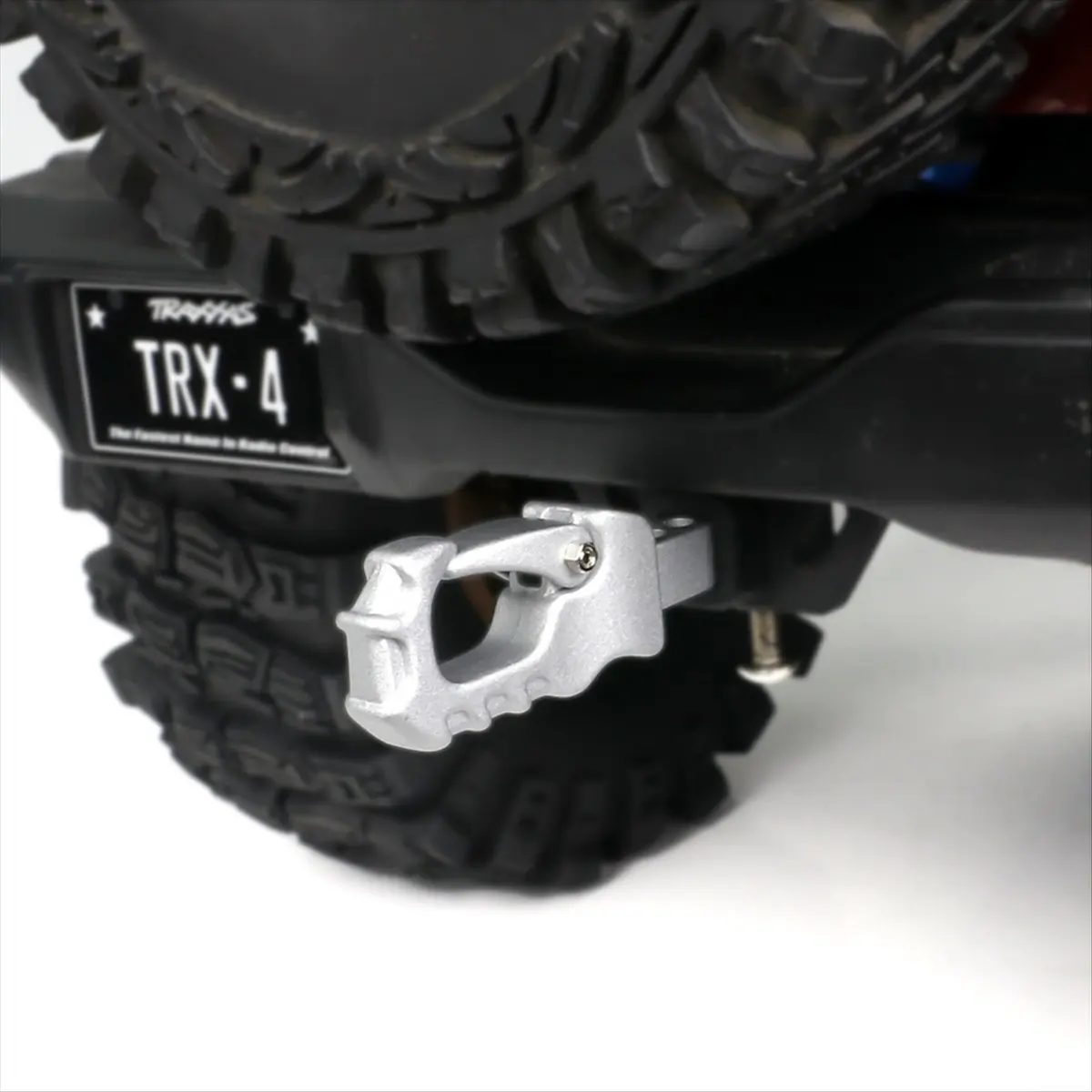 doyme 4PCS RC Car Upgrade Tow Traction Rescue Hook for 1/10 1/8 TRX4 SCX10 KM Tank 300 RC Car Upgrade Parts