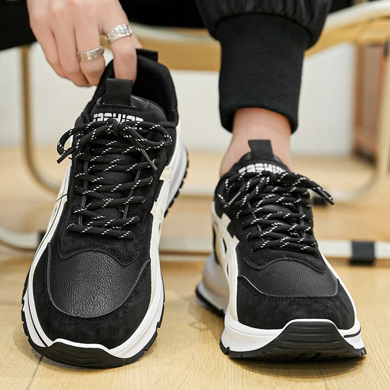 Men' Shoes Autumn Fashionable Ultralight Sneakers Vogue Running Tenis Outdoor Casual Flat Bottom Wear Resistant skateboard Shoes