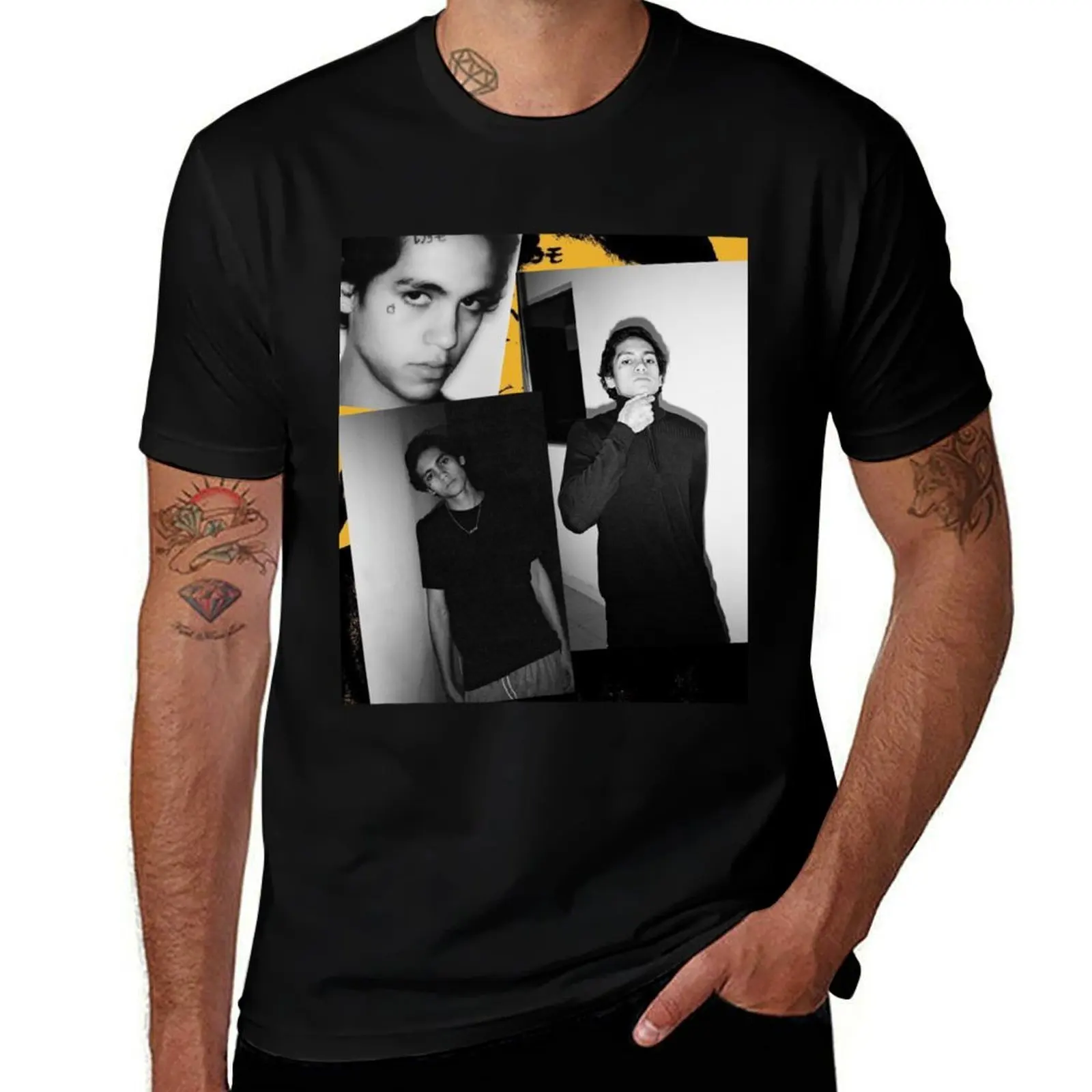 Dominic Fike B_amp_W T-Shirt Casual Daily Graphic Tee