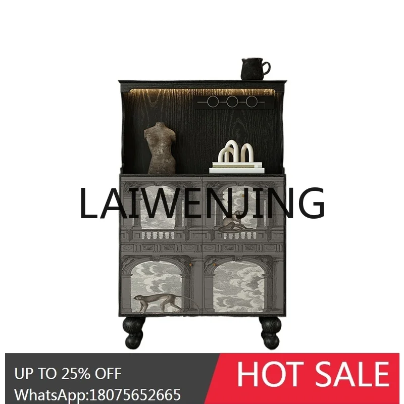 

RWJ Hallway Wall-Mounted Storage Decoration French Kitchen Storage Cabinet