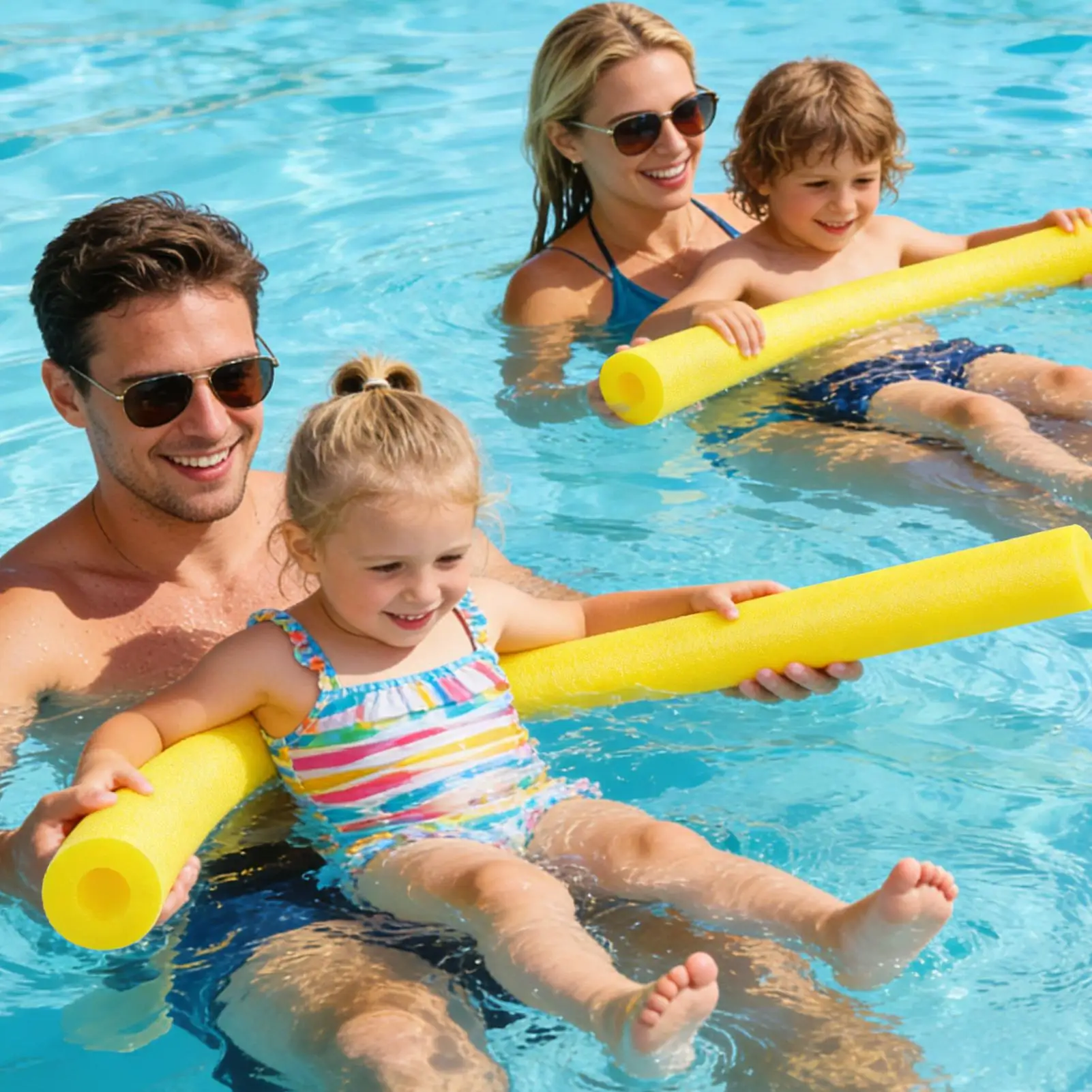 Pool Float Sticks Hollow Floating Water Exercise Aid Water Float Noodles For Children Boys Girls Adults Family Party Decor Home
