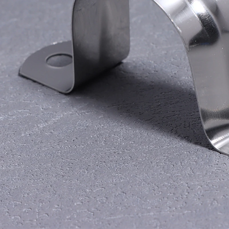 Stainless Steel U-Shaped Tube Clamp – Heavy-Duty Metal Pipe & Conduit Bracket for Secure Mounting