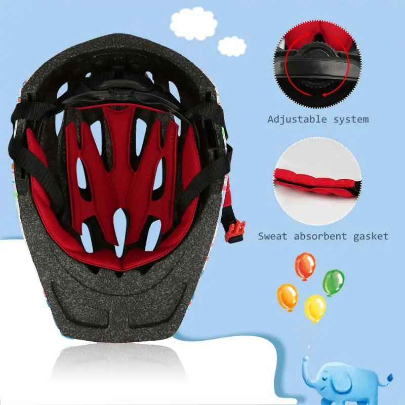 Outdoor Sports Children\'s Full Face Helmet Balance Bike Scooter Bike Riding Helmet Children\'s Helmet With Light And Insect Net