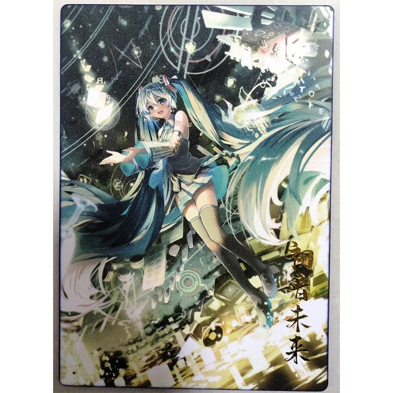 Goddess Story Limited Card Anime Yae Miko Beelzebul Hatsune Miku Cartoon Game Collection Card Rare Flash Card Birthday Gift