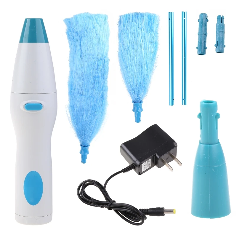 

Household Electric Duster Multifunction Rechargeable Automatic Dust Removal Brush Collector Extendable Rotating Cleaner