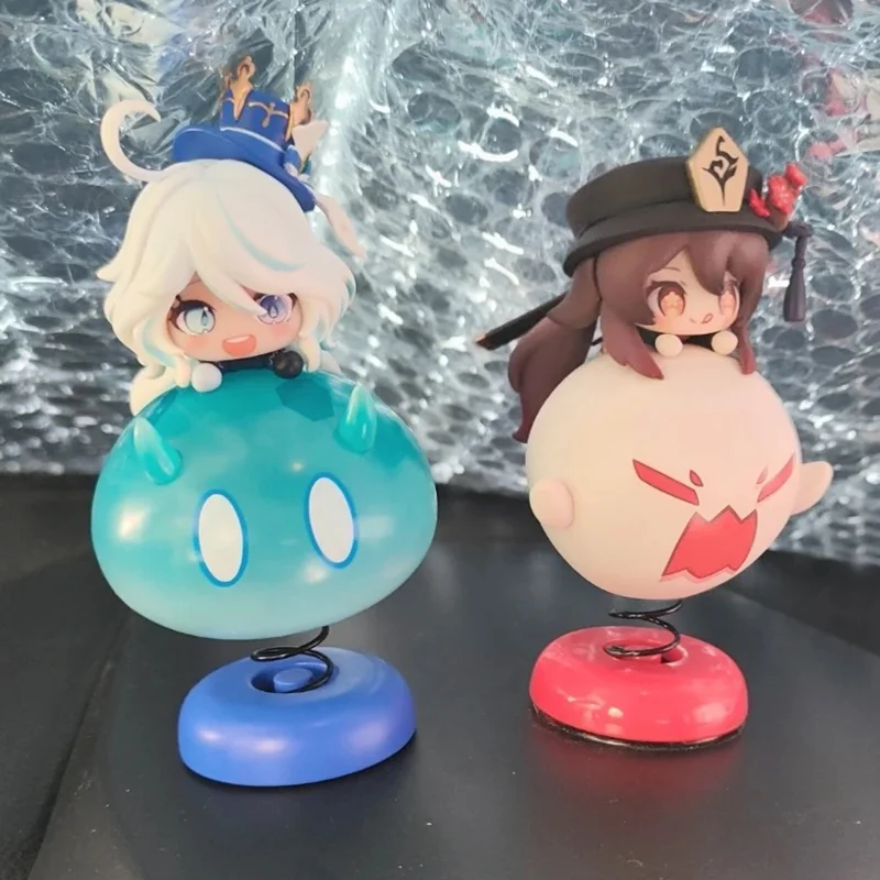 11cm Genshin Impact God of Water Hutao Q Version Furina Focalors Animation Peripheral CUTE Sweet Figure Decoration Toy Gifts