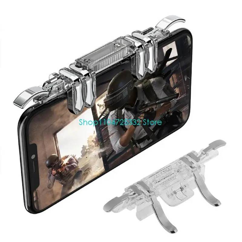 P5EA Metal Smartphone Mobile Gaming Trigger For Mobile Gamepad Aim Button