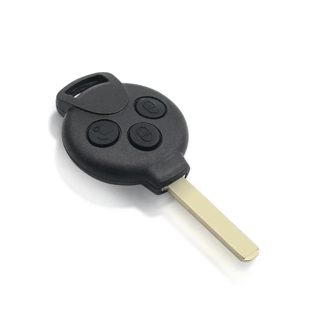 KEYYOU For Mercedes Benz Smart Smart Fortwo 451 2007 2008 2009 2010 2011 2012 2013  3 Buttons ID46 Chip 433Mhz Remote Car Key