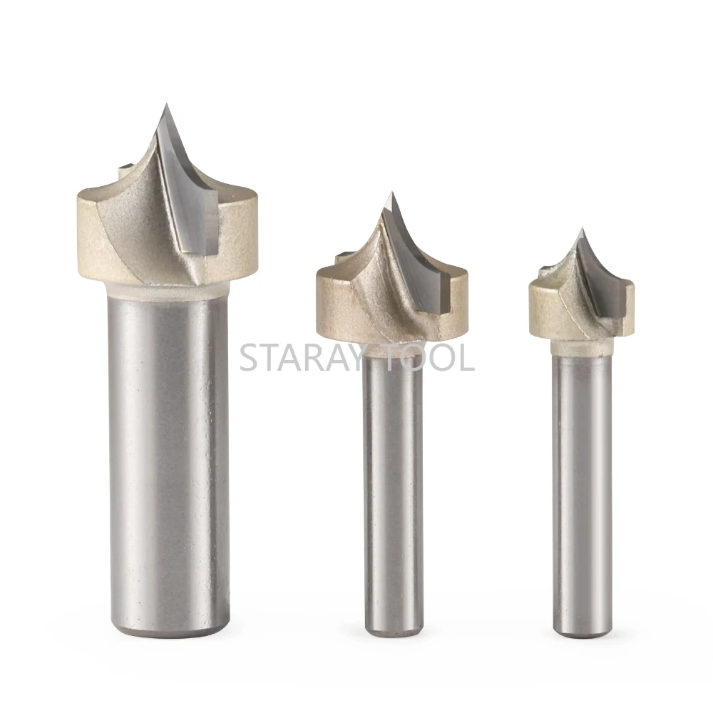 

Solid Carbide Round Point Router Bit 1/4 1/2 Round Nose Bits Cutters Tools Woodworking Milling Cutter for Wood