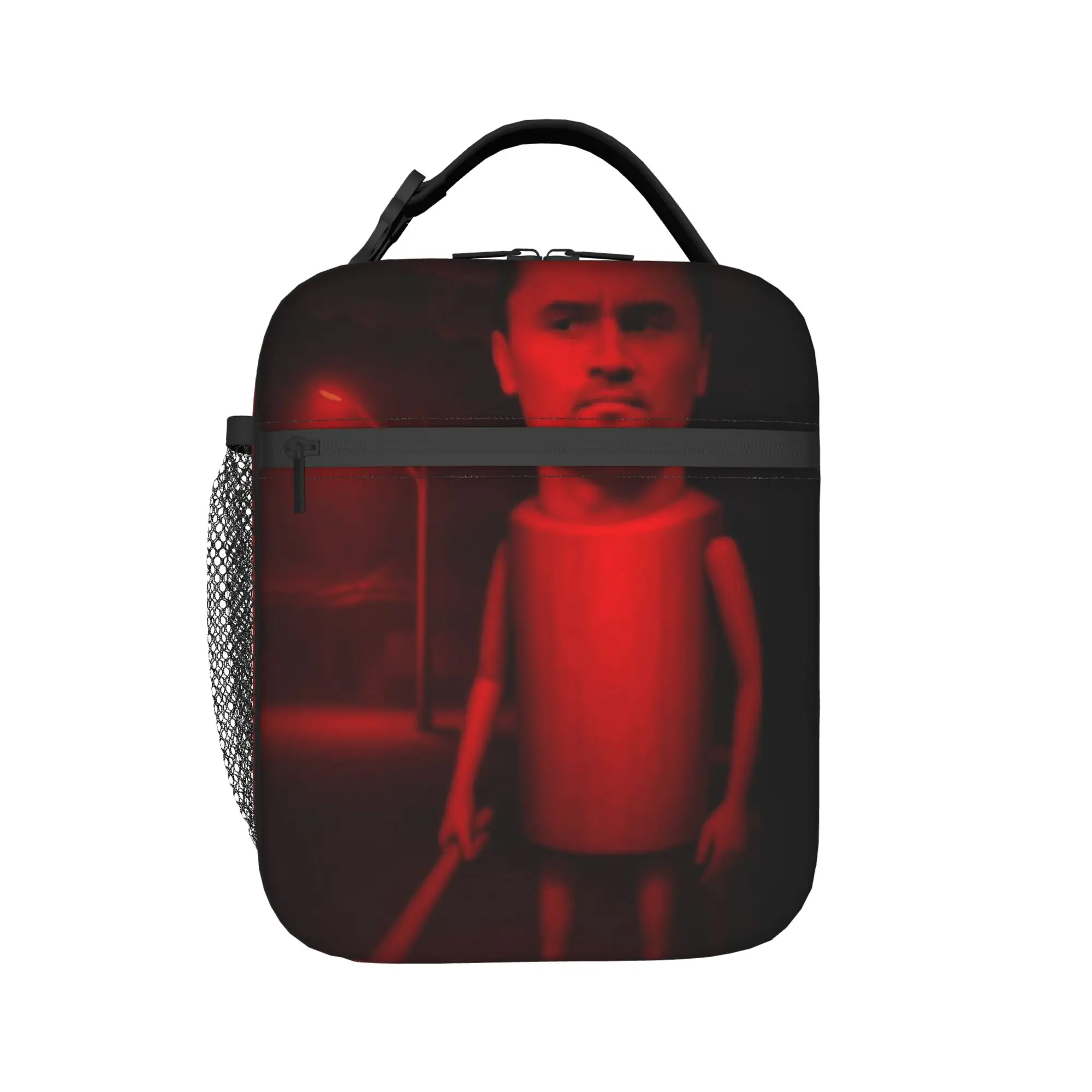 Tung tung tung Sahurkirk Charlie Kirk Meme Isolierte Lunchtaschen, auslaufsichere Lunchbox, Lebensmittelaufbewahrungstaschen – Detail 1