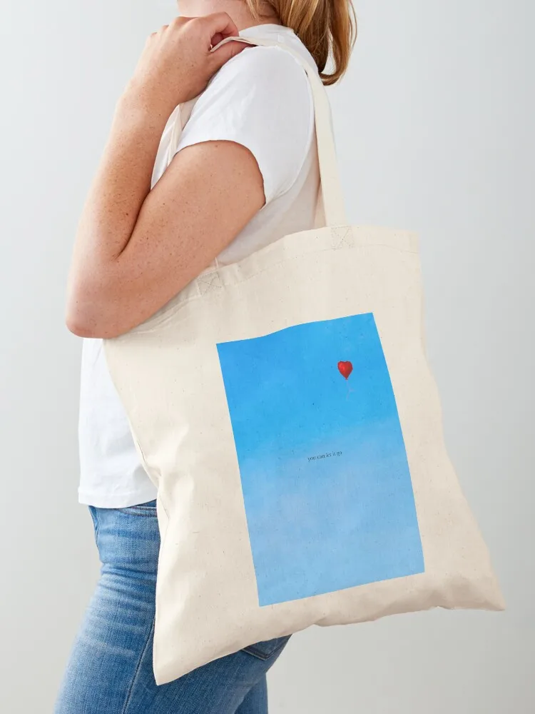 Matilda - Bolsa de tela con la frase 'You can let it go', bolsas de tela estéticas, bolsas de lona, bolsa de lona para mujer