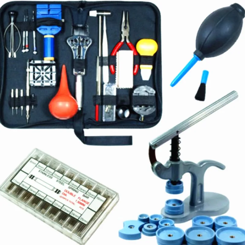 147 Pieces Watch Repair Tools Kit, Watch Battery Changing & Maintenance Tool Set with Carry Bag