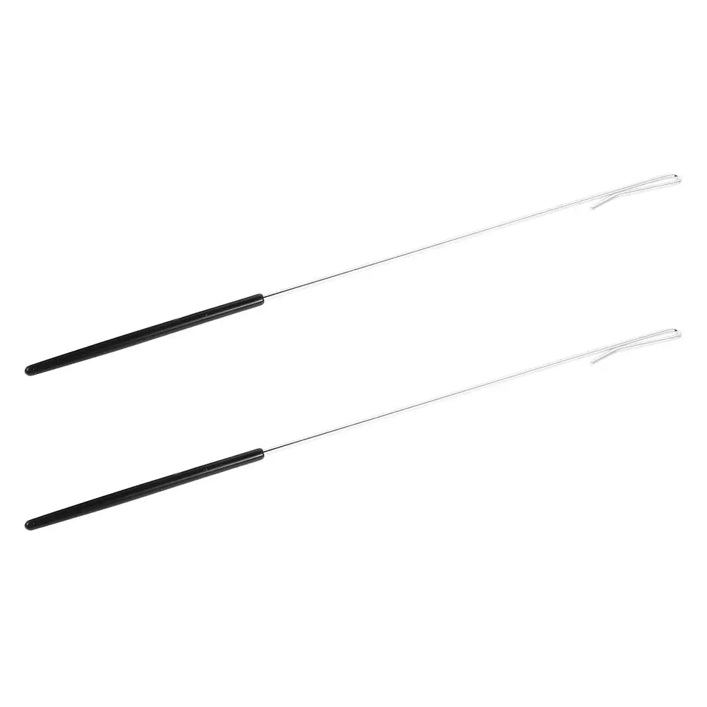 

2 Pcs Hand Puppet Joystick Handles Arm Control Rods Plastic Pocket Staff