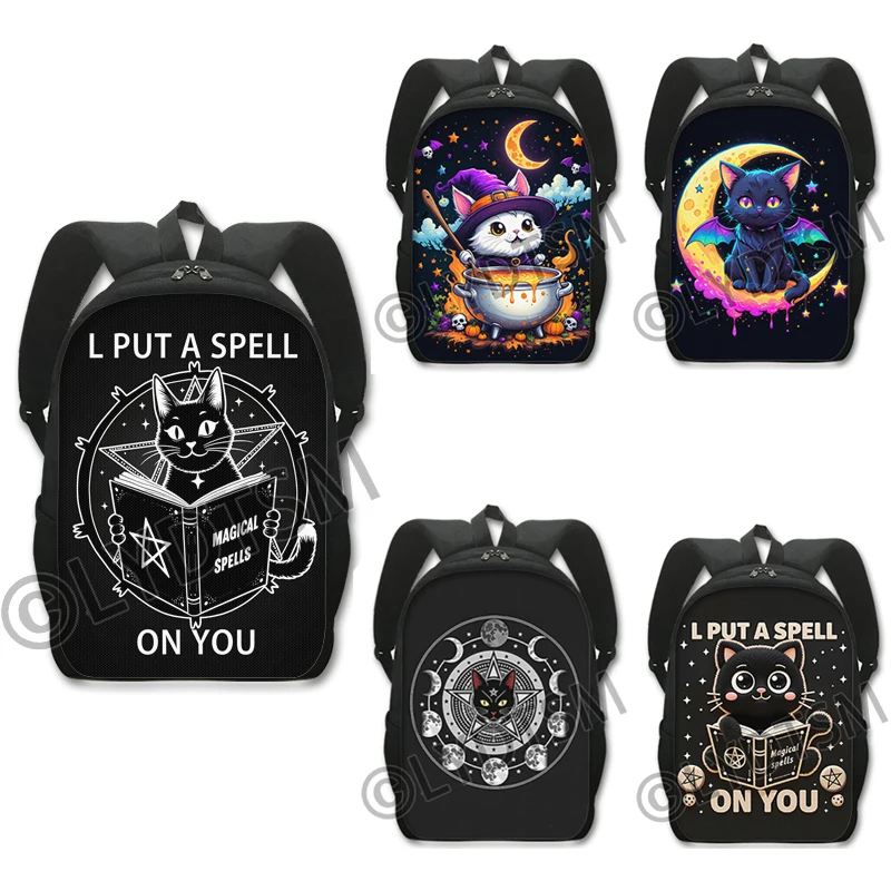 

Черный кот l put a spell on you рюкзак для подростка рюкзак женский мужской рюкзак студенческие школьные сумки рюкзаки для ноутбука сумка для книг