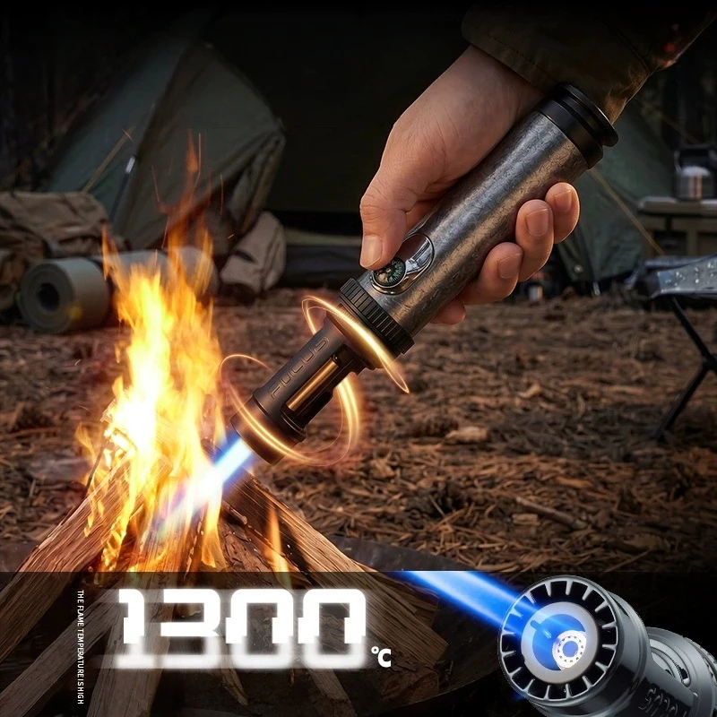 

Outdoor windproof high-temperature spray gun igniter metal barbecue moxibustion charcoal point hardware welding cigar spray gun