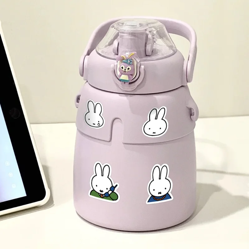 Cute Miffy Stickers Cartoon Rabbit Girl Pocket Decoration Kawaii Phone Case Ipad Notebook Waterproof Stickers Gifts New - view 4